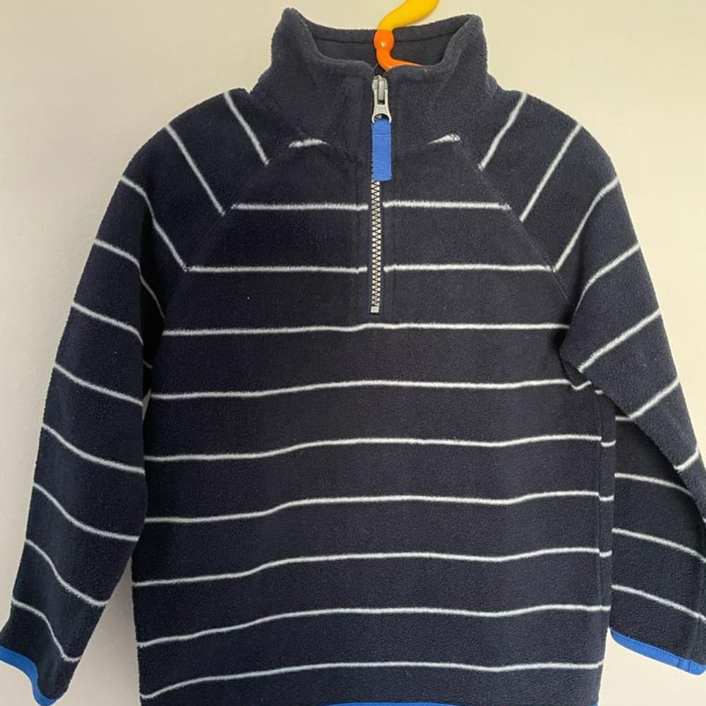 BOY'S Sweater-Fleece Half-Zip Sweatshirt SIZE - 4T